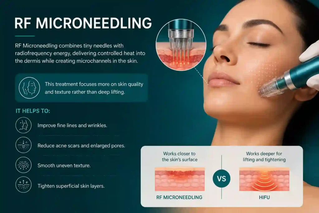 What Does RF Microneedling Do That HIFU Alone Cannot Shoreham Beach